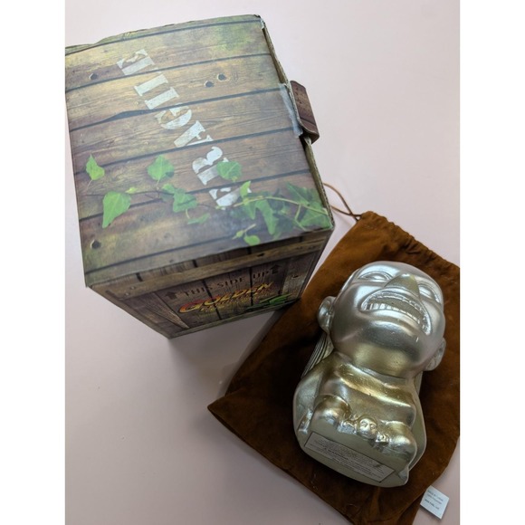 Authentic Indiana Jones Golden Fertility Idol Candle & Pouch The Lost Temple NEW - Picture 2 of 3